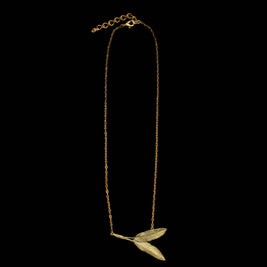 Sage Leaf Pendant - Dainty Additions 16