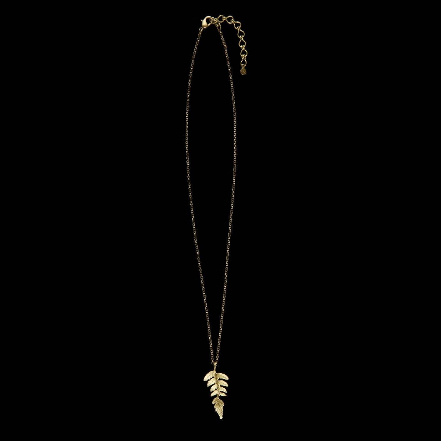 Fern Pendant on Chain - 18