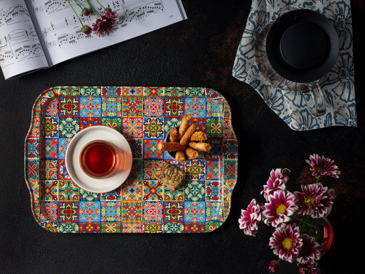 Metal Tray - Zeynep - Large