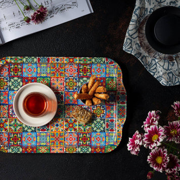 Metal Tray - Zeynep - Large