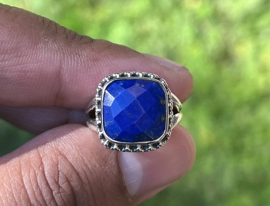 Lapis Lazuli Sterling Silver Ring