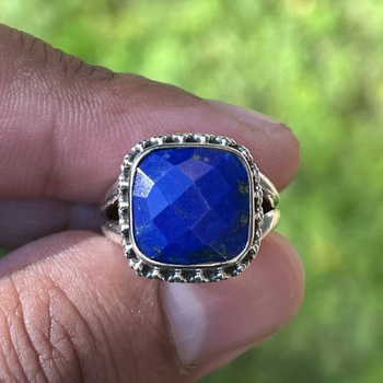 Lapis Lazuli Sterling Silver Ring