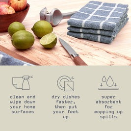 Terry Kitchen Towels – Eco-Friendly Cotton Dish Towels