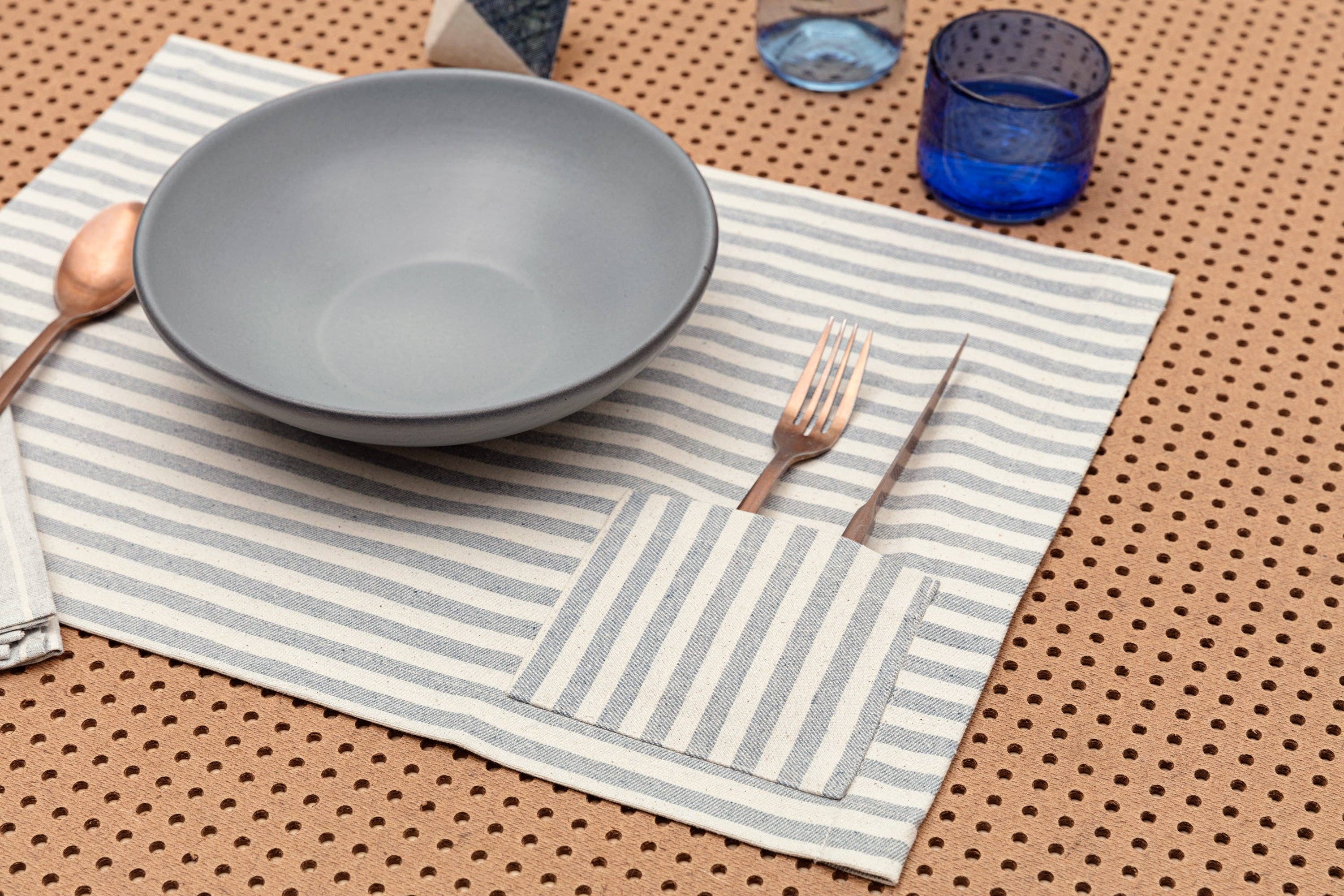 Cotton Placemats Set of 4 – Eco-Friendly Farmhouse Decor
