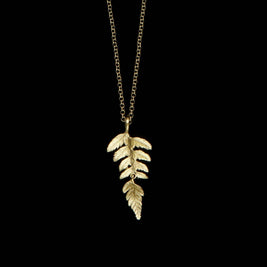 Fern Pendant on Chain - 18