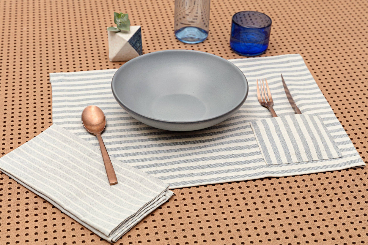 Cotton Placemats Set of 4 – Eco-Friendly Farmhouse Decor