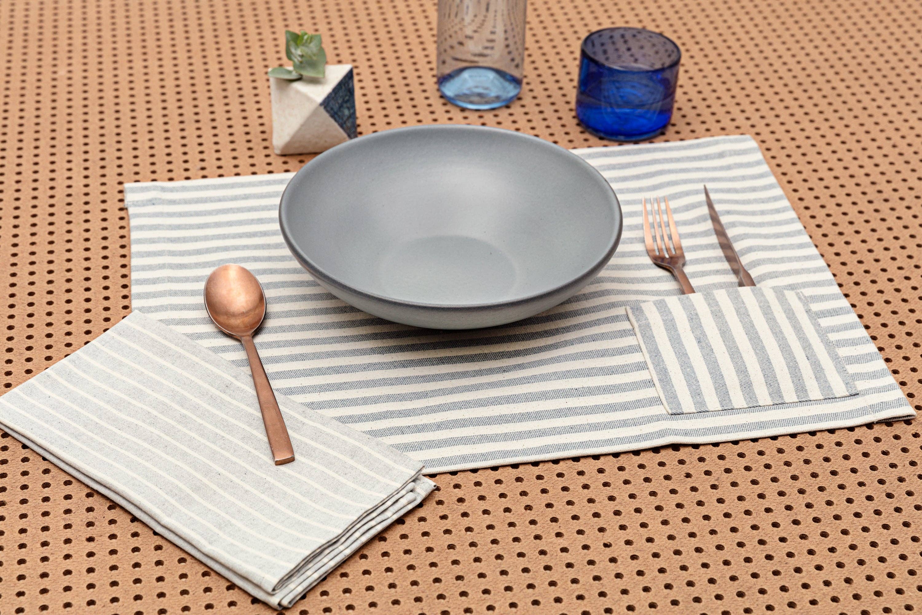 Cotton Placemats Set of 4 – Eco-Friendly Farmhouse Decor