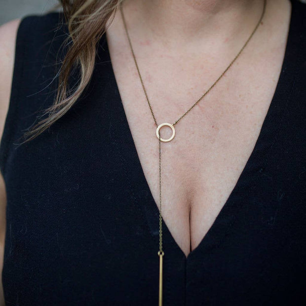 Small brass lariat
