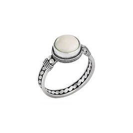 Lemon Sorbet Chrysoprase Sterling Silver Ring - Size 9