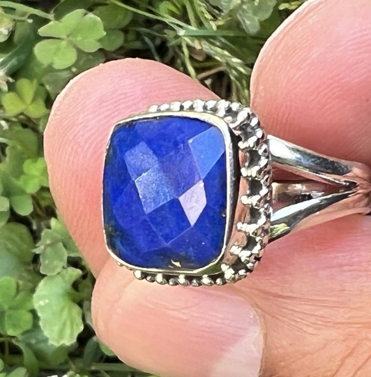 Lapis Lazuli Sterling Silver Ring