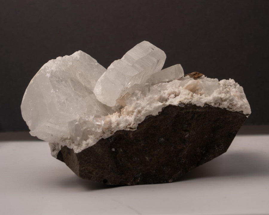 Scolecite on Stilbite Specimen